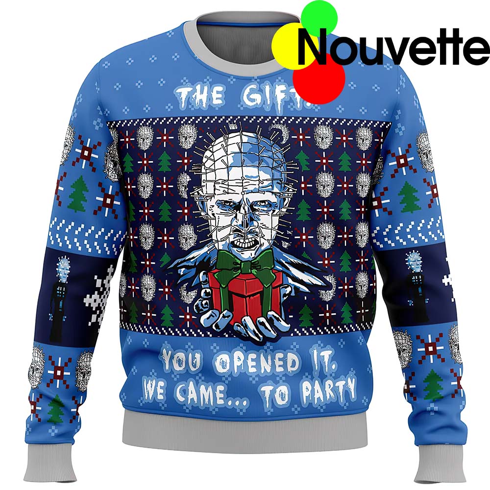 The Gift Hellraiser Ugly Christmas Sweater The Gift Hellraiser Ugly Christmas Sweater