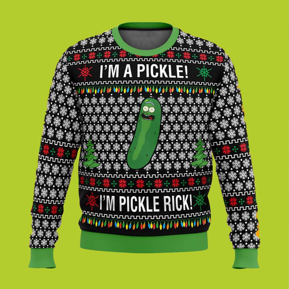 I’M Pickle Rick Christmas Sweater I’M Pickle Rick Christmas Sweater