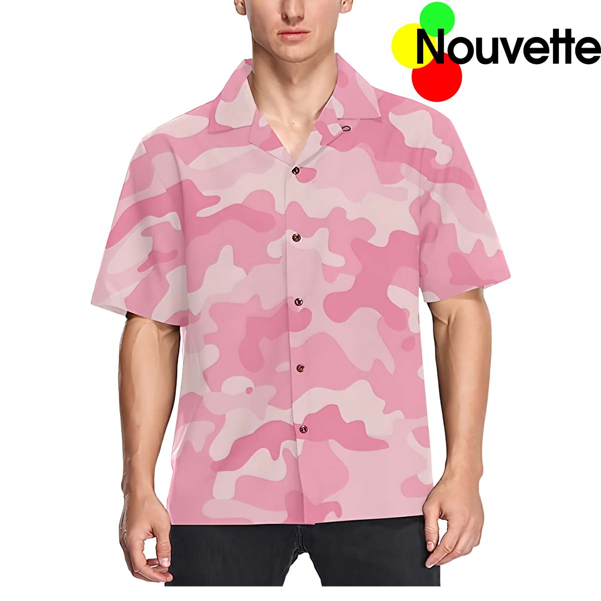 Camo Pink Hawaiian Shirt Camo Pink Hawaiian Shirt