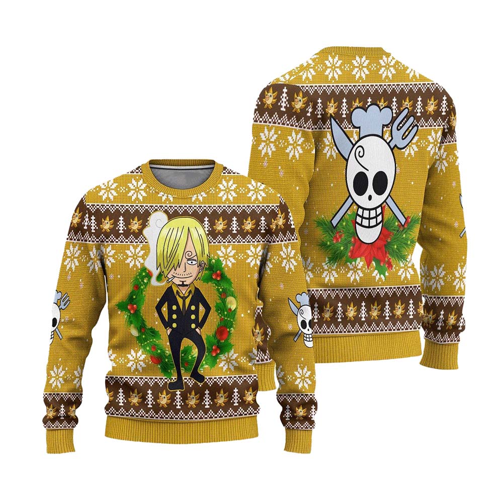 Sanji One Piece Christmas Sweater Sanji One Piece Christmas Sweater