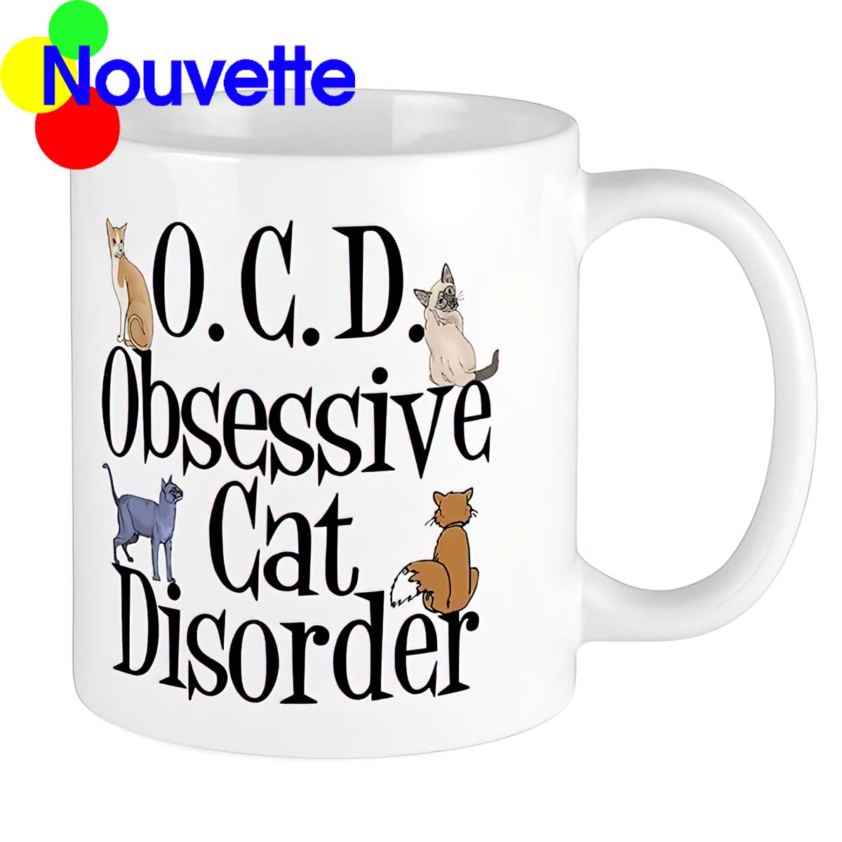 Ocd Obsessive Cat Disorder Mug