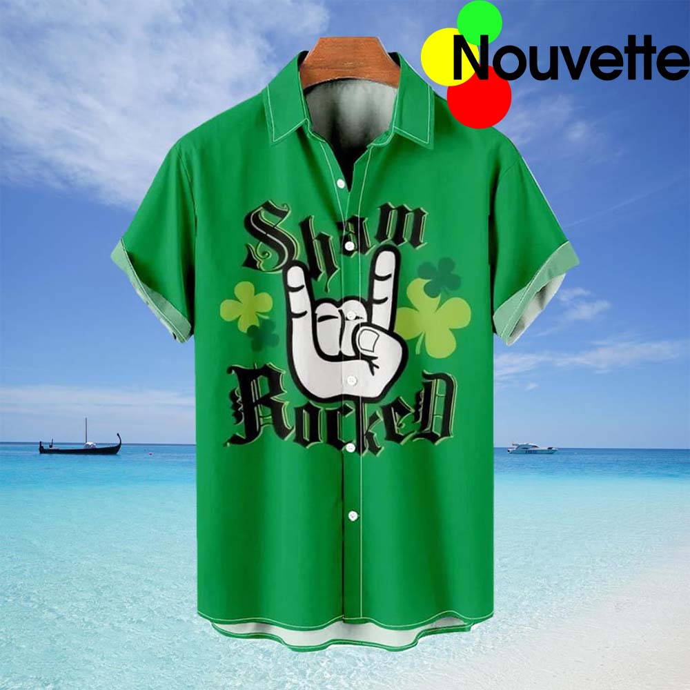 Sham Rocked St Patrick’S Day Hawaiian Shirt Sham Rocked St Patrick’S Day Hawaiian Shirt