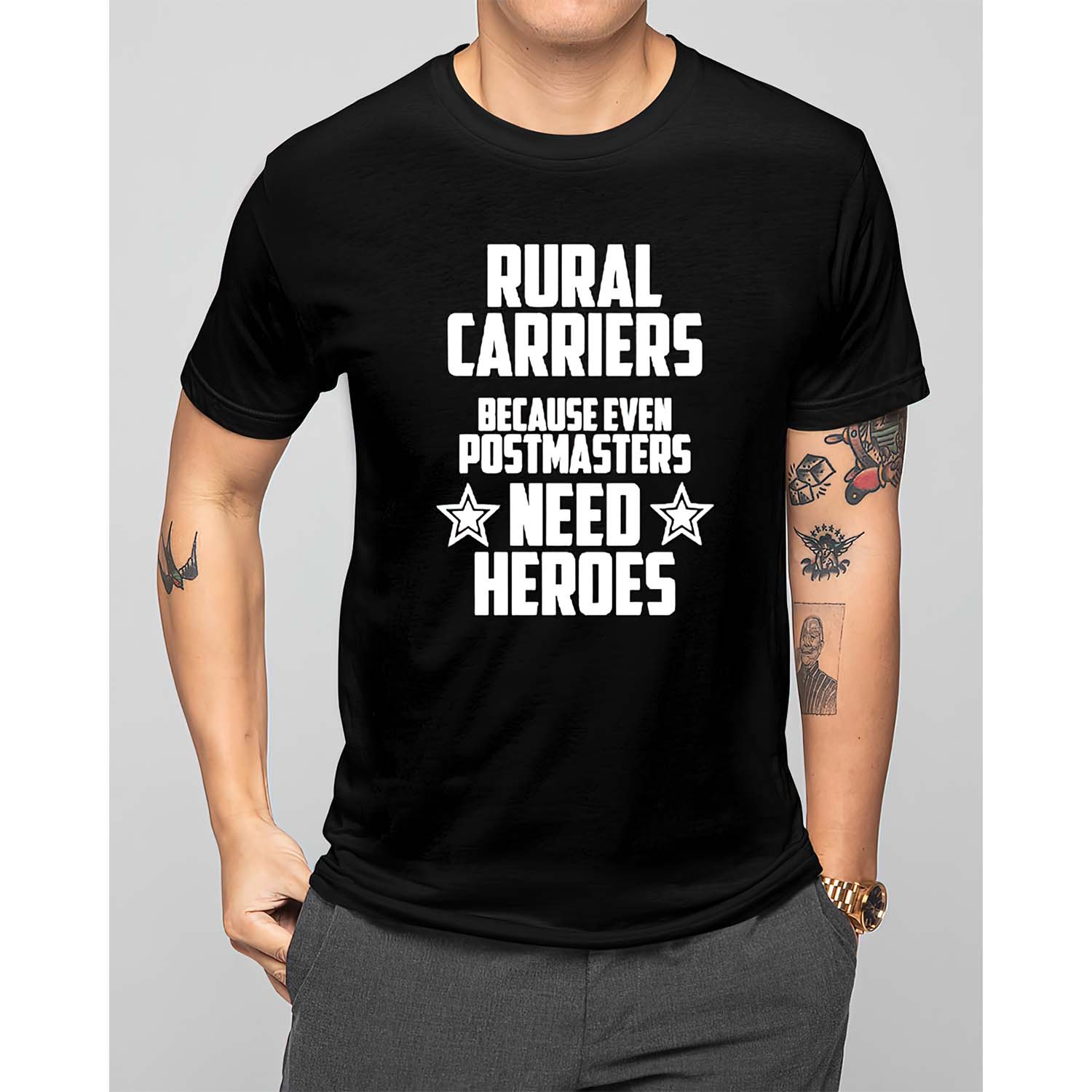 Rural Carriers Because Even Postmasters Need Heroes Shirt Rural Carriers Because Even Postmasters Need Heroes Shirt