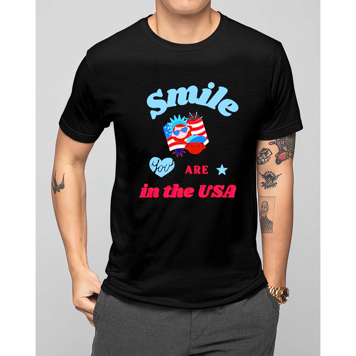 Smile You Are In The Usa Shirt Smile You Are In The Usa Shirt