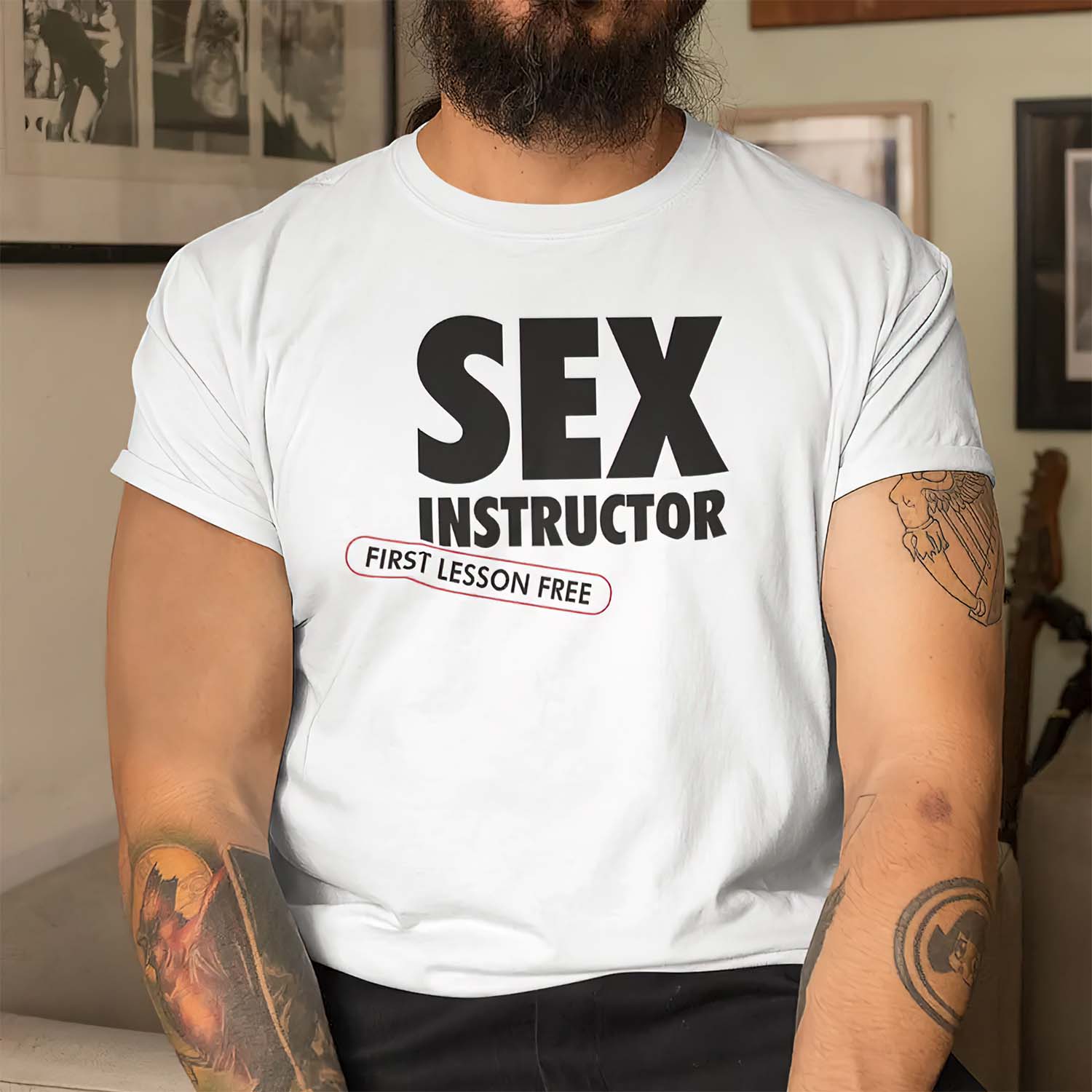 S*X Instructor First Lesson Free Shirt S*X Instructor First Lesson Free Shirt