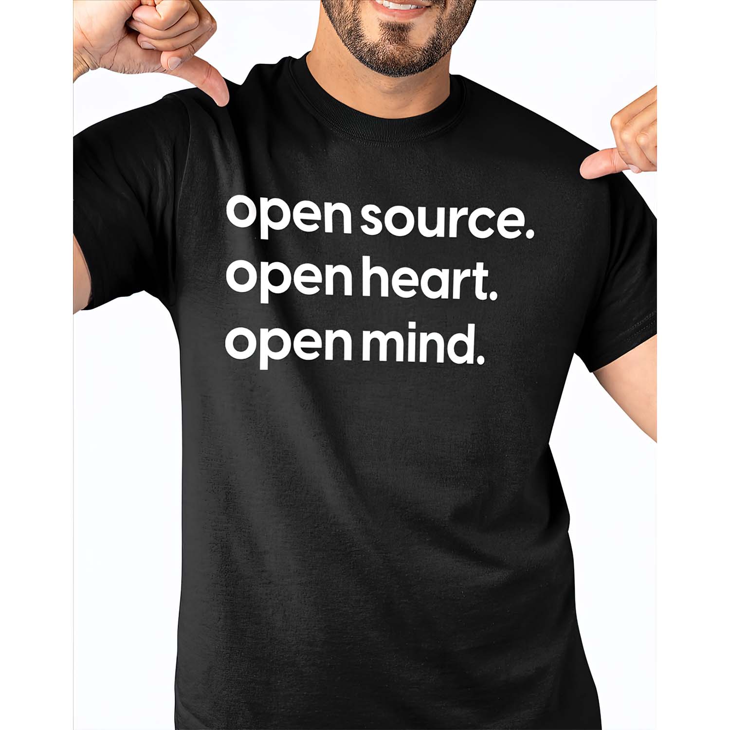 Open Source Open Heart Open Mind Shirt Open Source Open Heart Open Mind Shirt