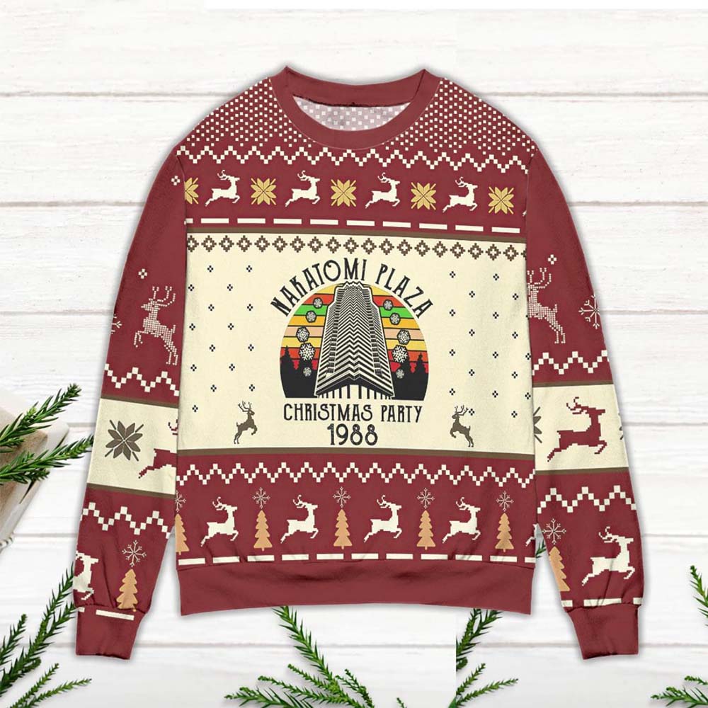 Nakatomi Plaza Christmas Sweater Nakatomi Plaza Christmas Sweater