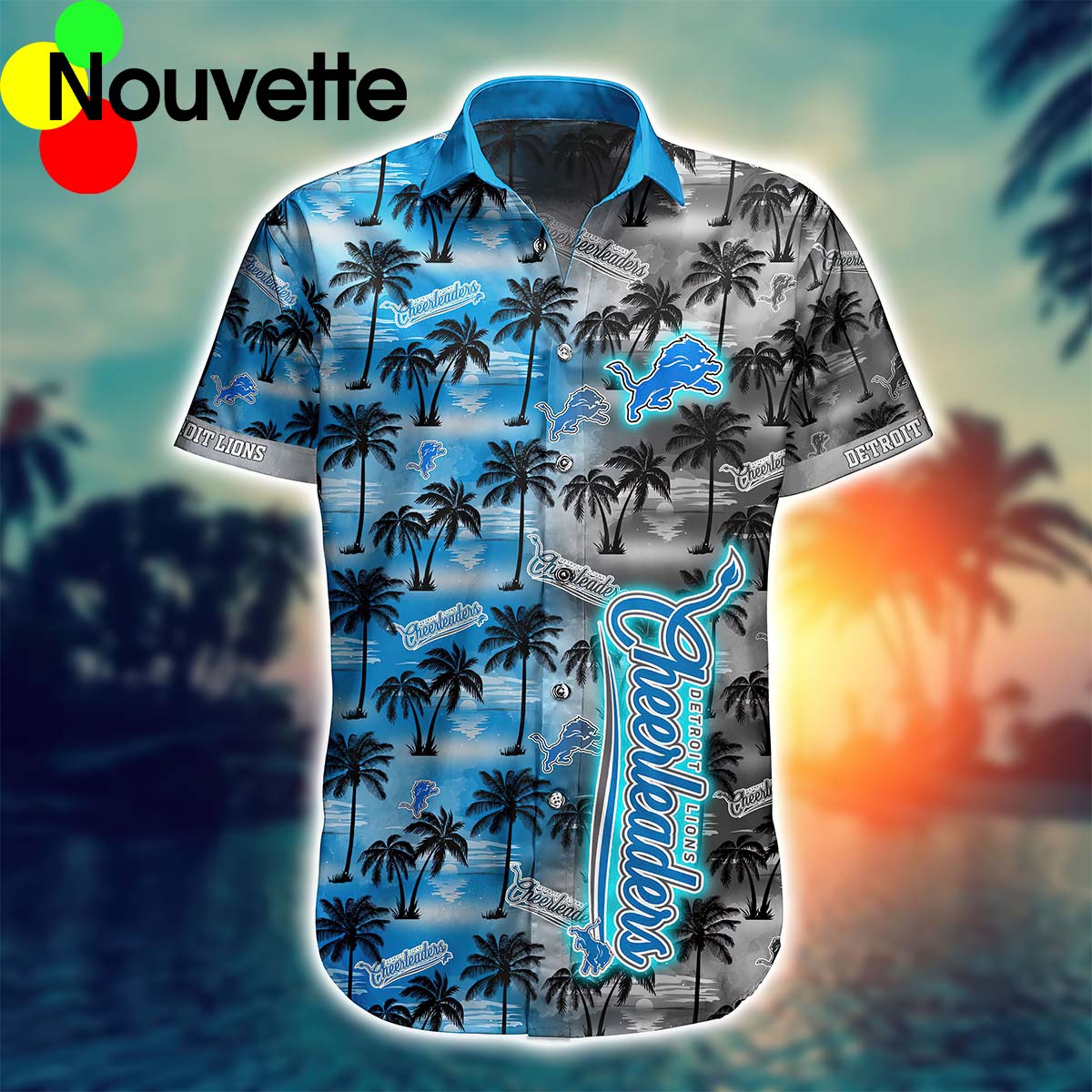 Detroit Lions Cheerleaders Hawaiian Shirt Detroit Lions Cheerleaders Hawaiian Shirt