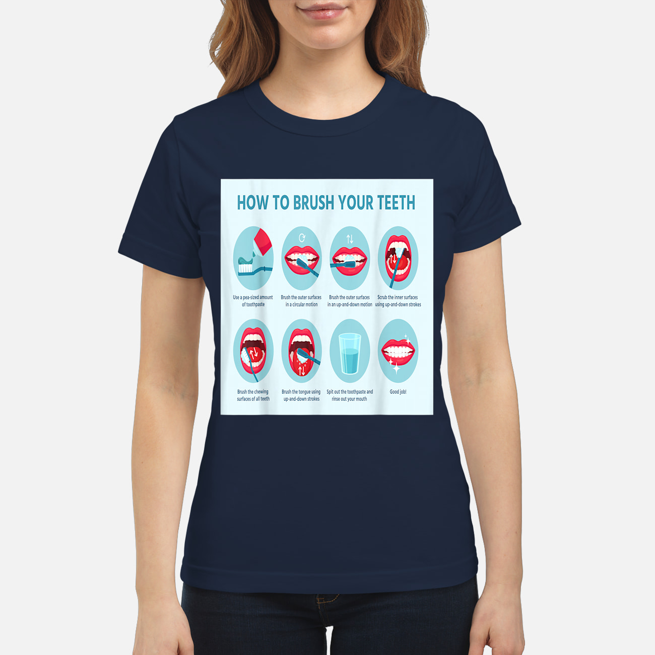 How To Brush Your Teeth Shirt How To Brush Your Teeth Shirt