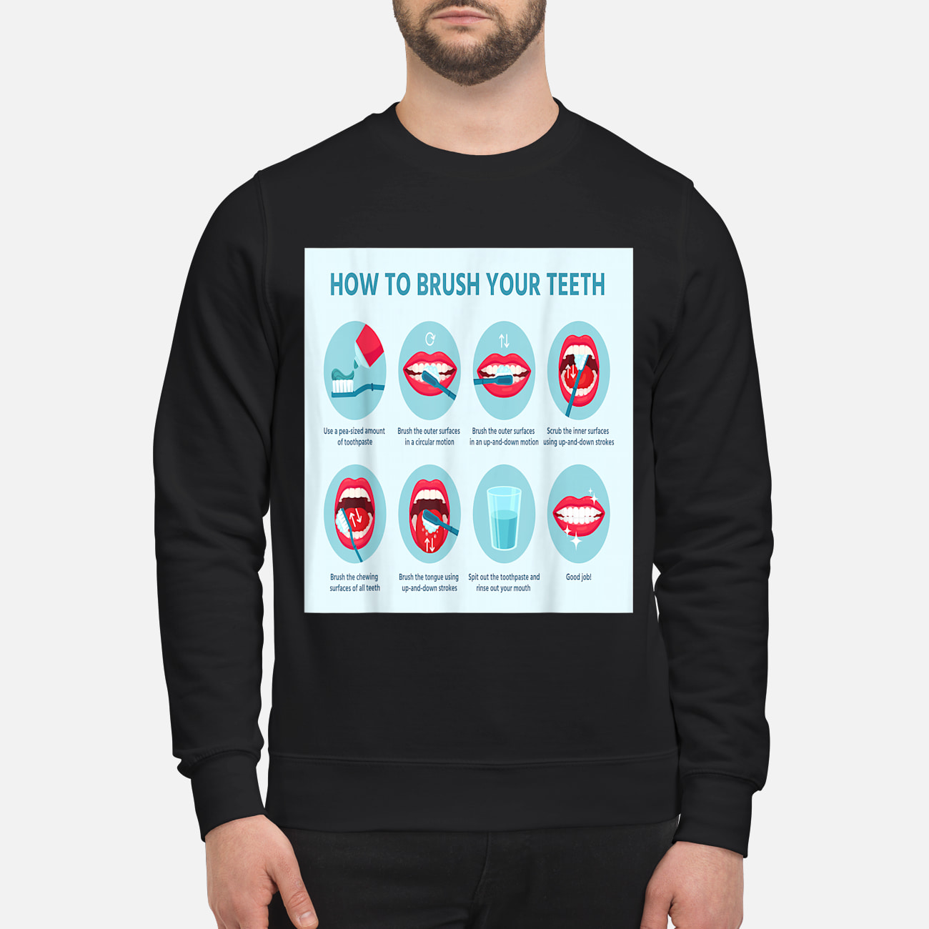 How To Brush Your Teeth Shirt How To Brush Your Teeth Shirt