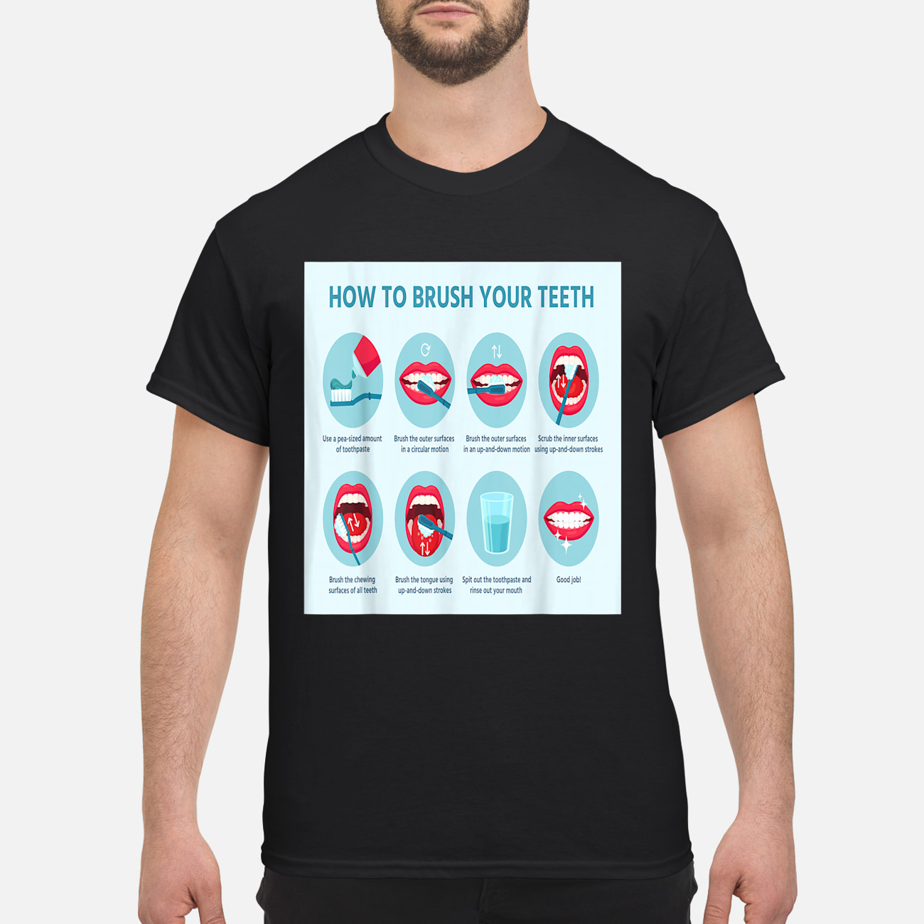 How To Brush Your Teeth Shirt How To Brush Your Teeth Shirt