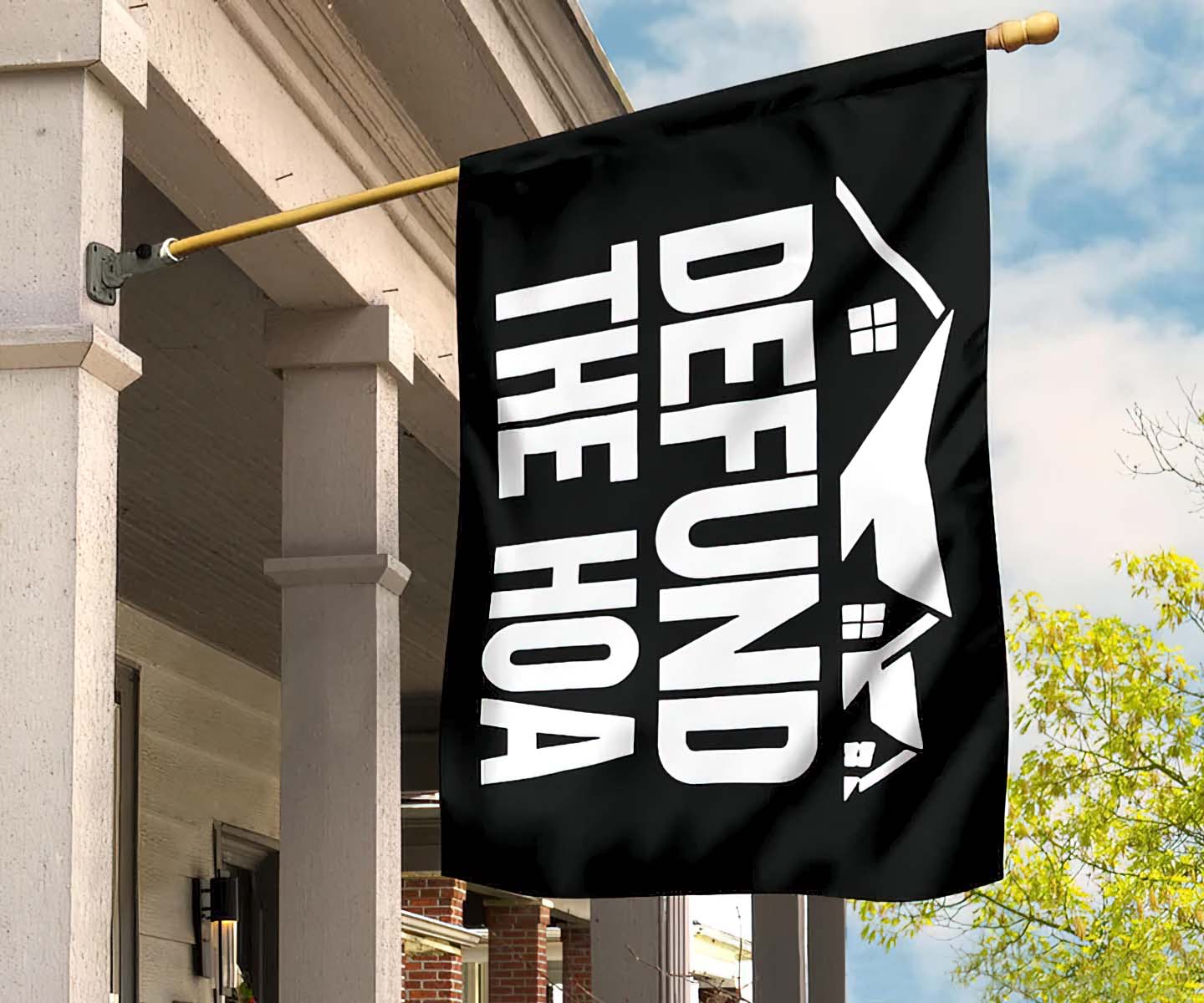 Defund The Hoa Flag Defund The Hoa Flag