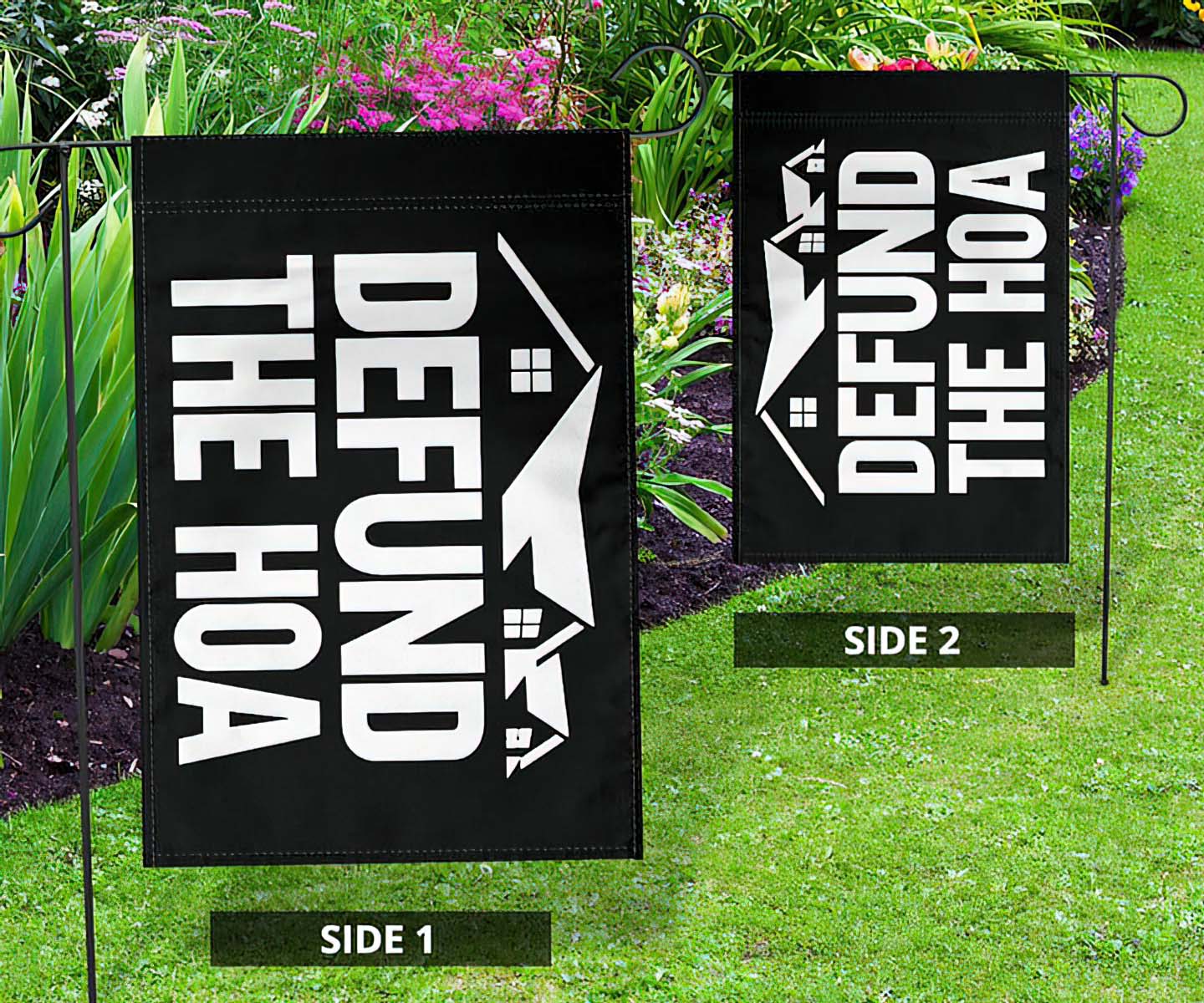 Defund The Hoa Flag Defund The Hoa Flag