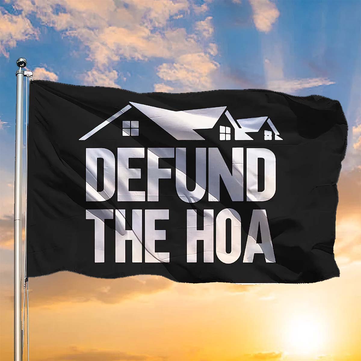 Defund The Hoa Flag