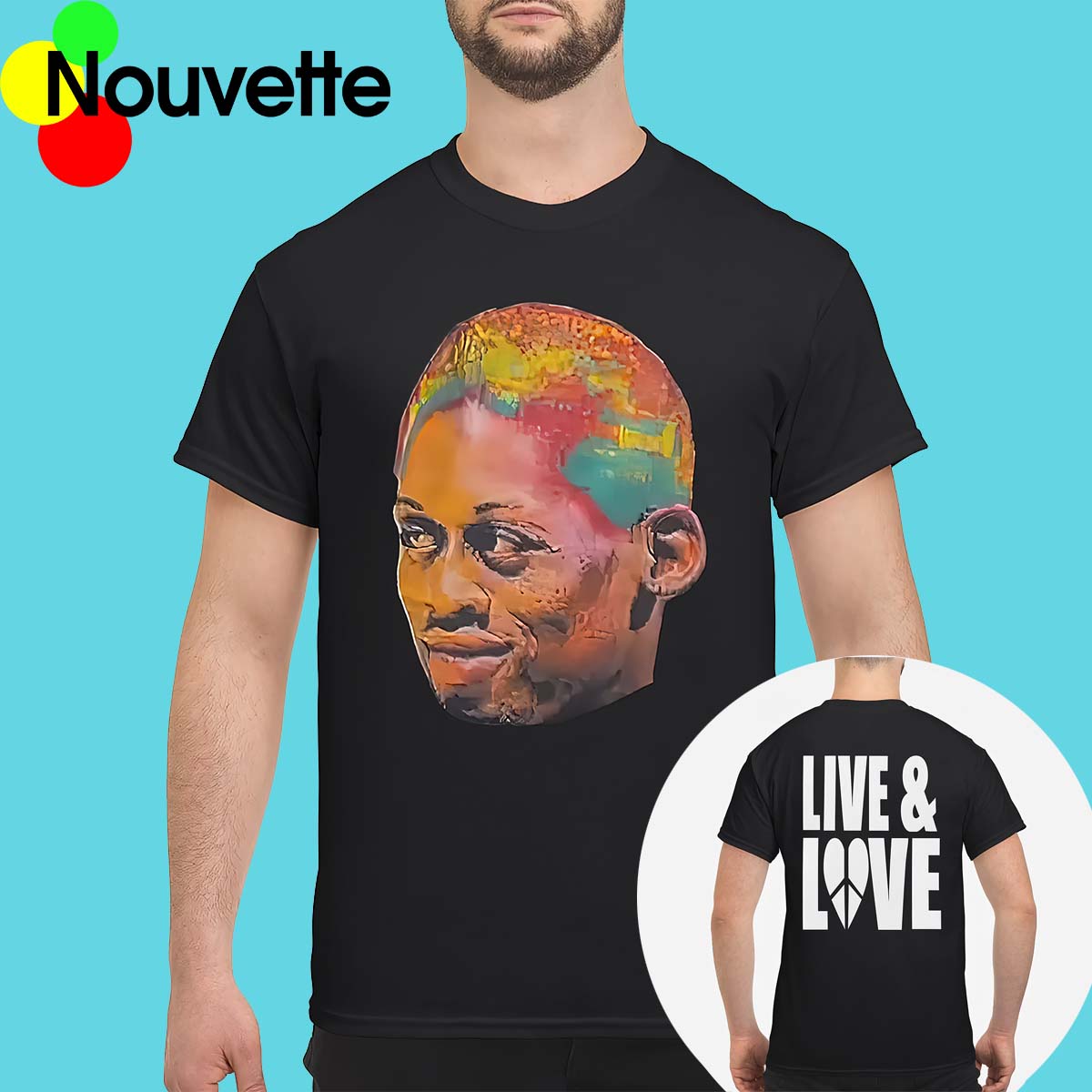 Dennis Rodman Live And Love Pride Shirt Dennis Rodman Live And Love Pride Shirt