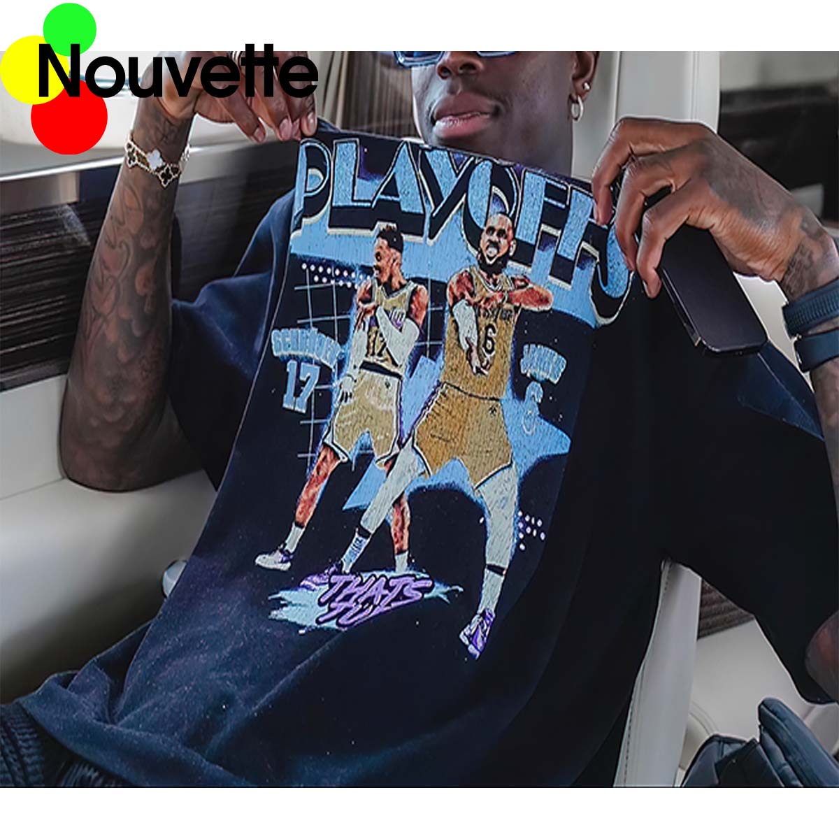 Dennis Schroder Freeze Playoff Shirt Dennis Schroder Freeze Playoff Shirt