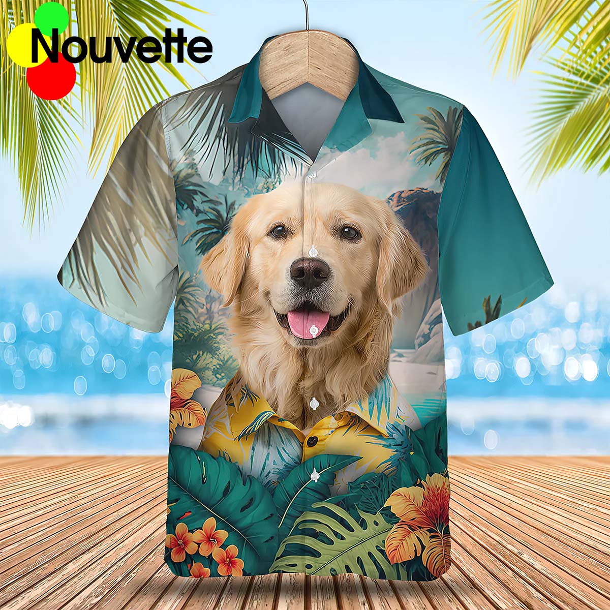 Golden Retriever Hawaiian Shirt Golden Retriever Hawaiian Shirt