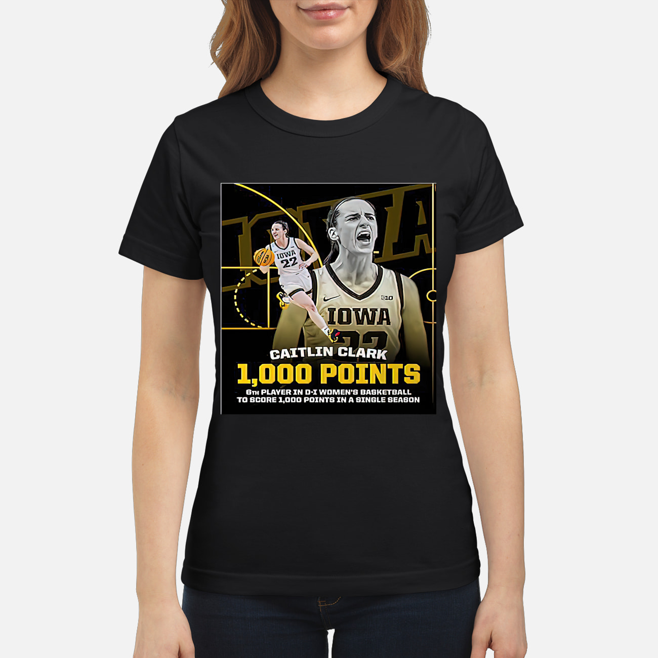 Caitlin Clark 1000 Points Shirt Caitlin Clark 1000 Points Shirt