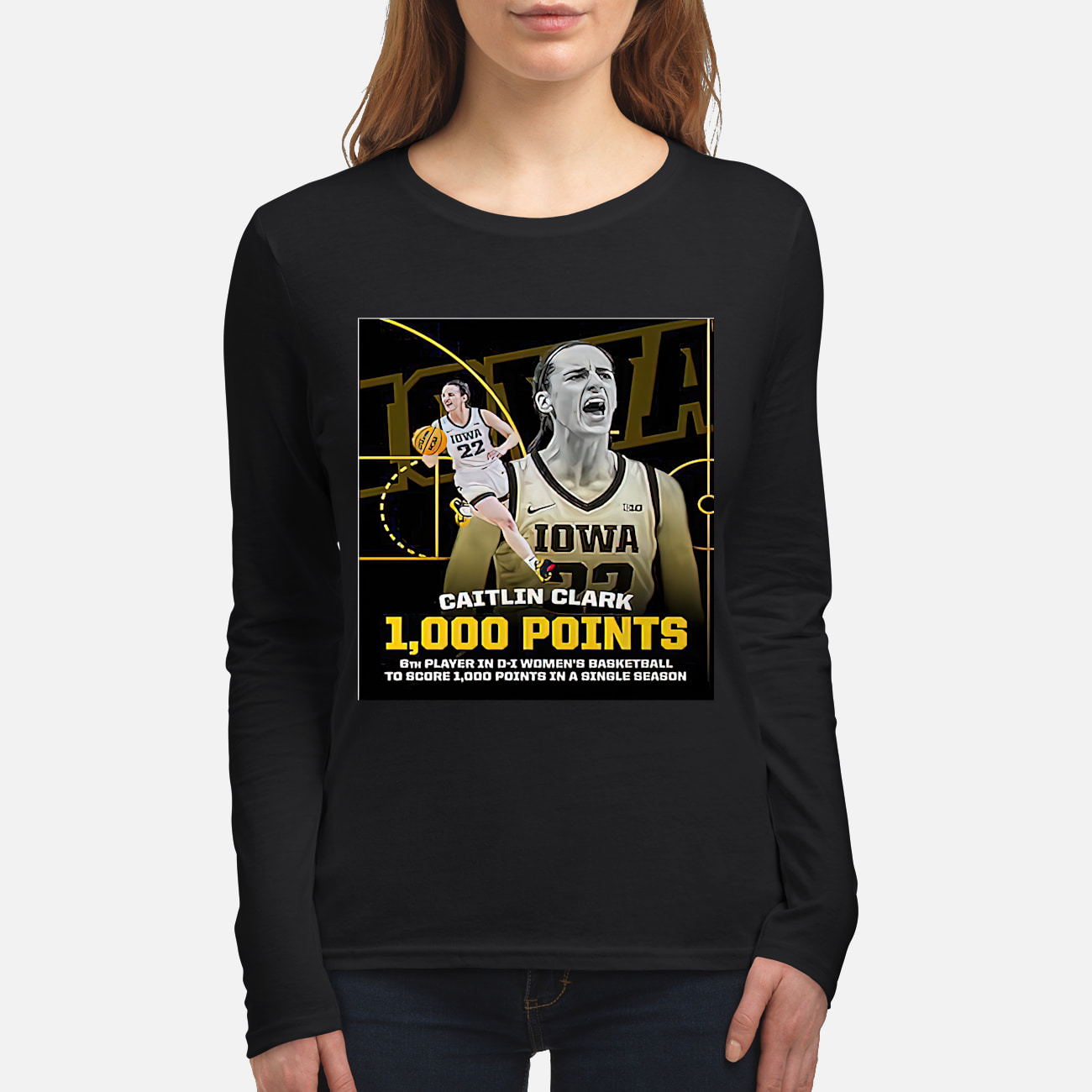 Caitlin Clark 1000 Points Shirt Caitlin Clark 1000 Points Shirt