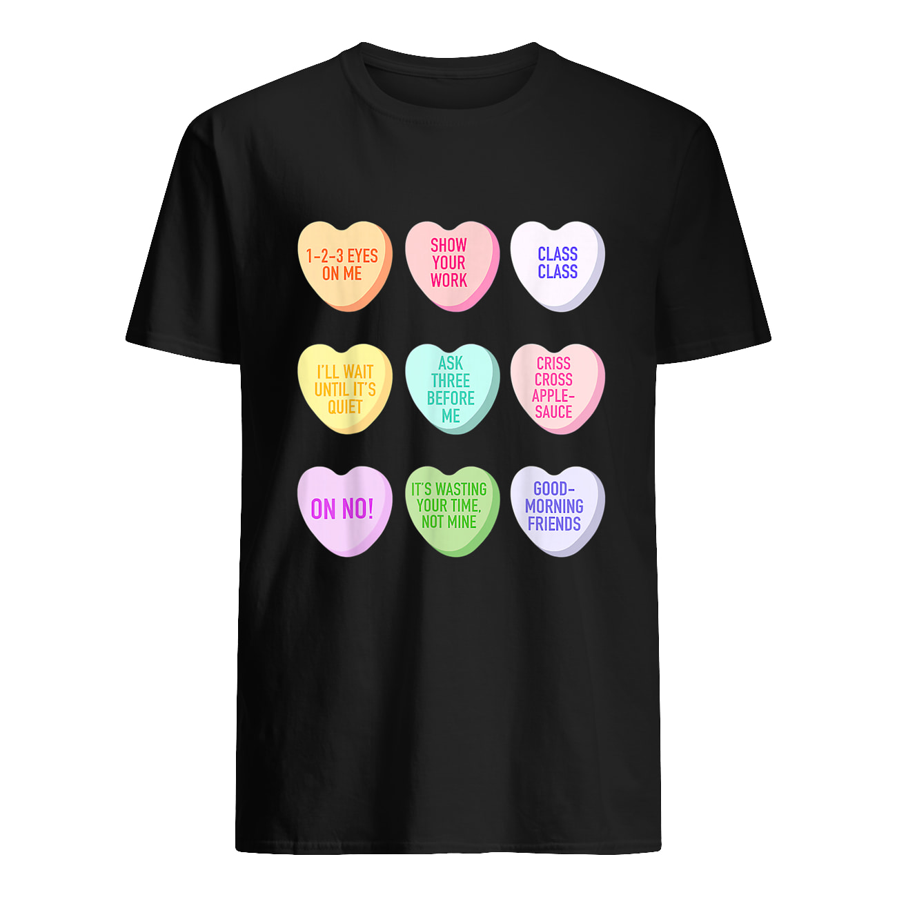 Teacher Valentines Day Conversation Heart School Shirt