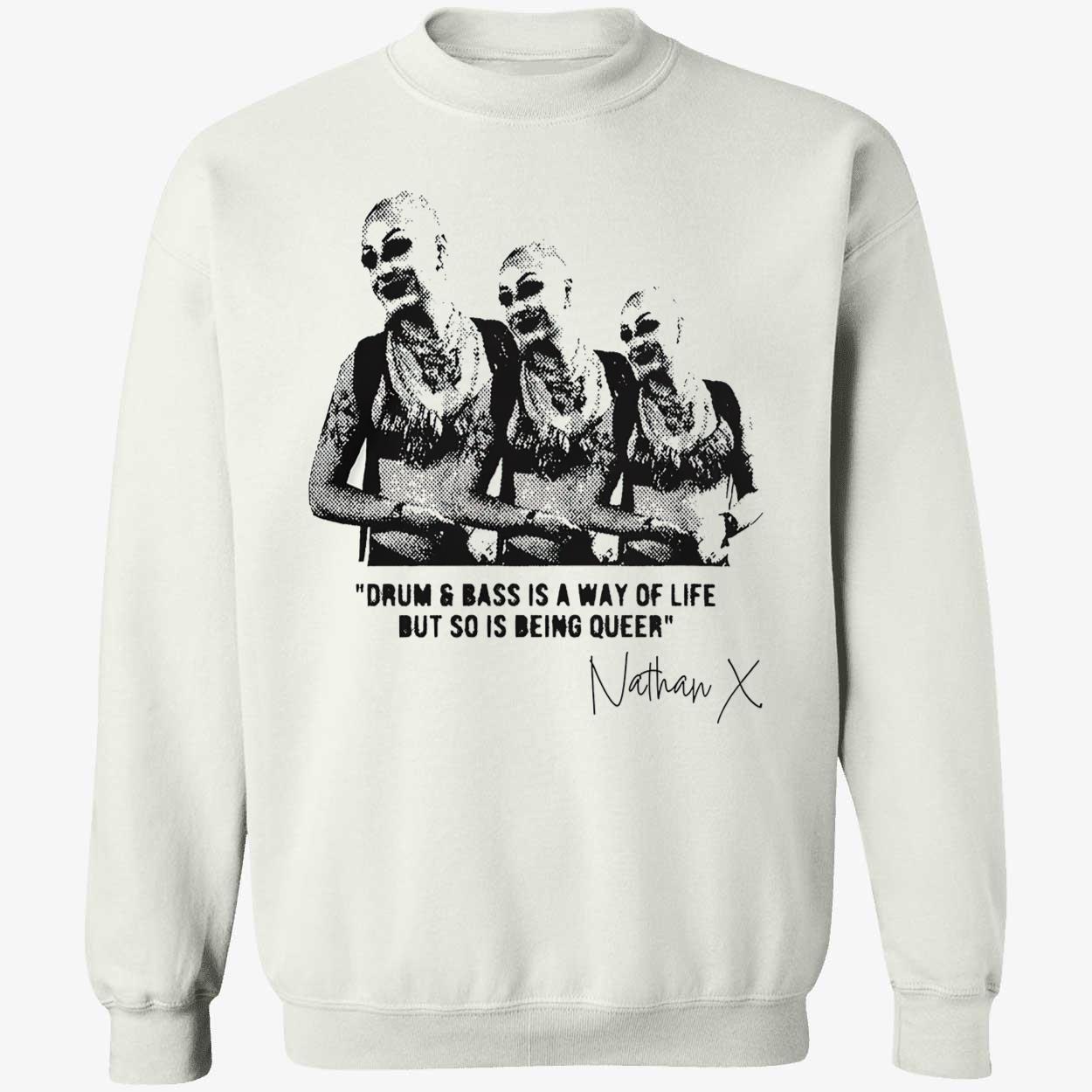 Drum And Bass Is A Way Of Life But So Is Being Queer Shirt Drum And Bass Is A Way Of Life But So Is Being Queer Shirt