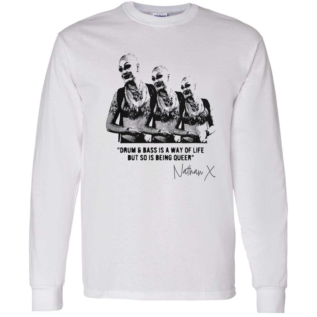 Drum And Bass Is A Way Of Life But So Is Being Queer Shirt Drum And Bass Is A Way Of Life But So Is Being Queer Shirt