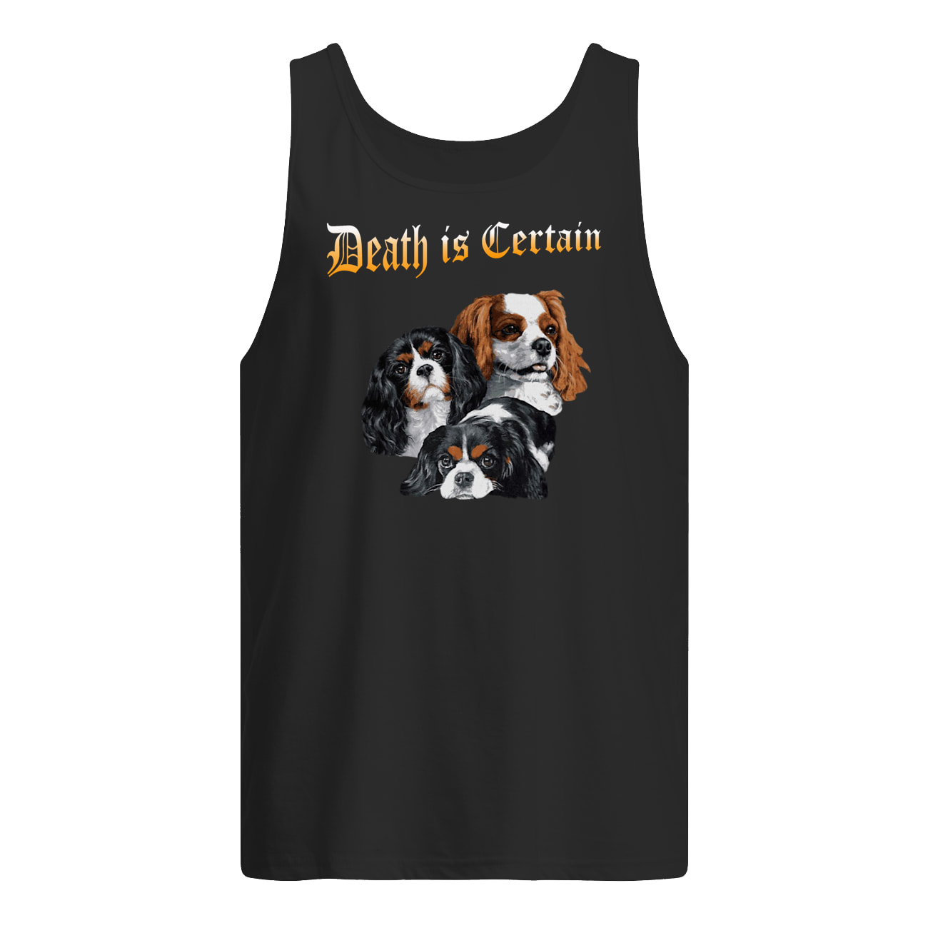 Death Is Certain Spaniel Shirt Death Is Certain Spaniel Shirt