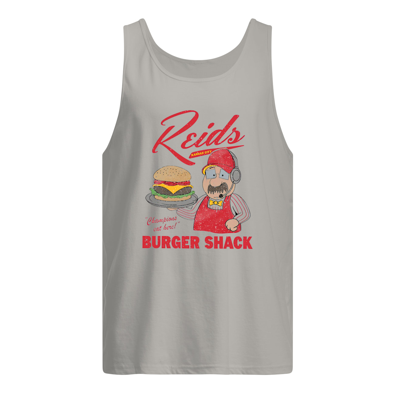 Reids Kansas City Champions Eat Here Burger Shack Shirt Reids Kansas City Champions Eat Here Burger Shack Shirt