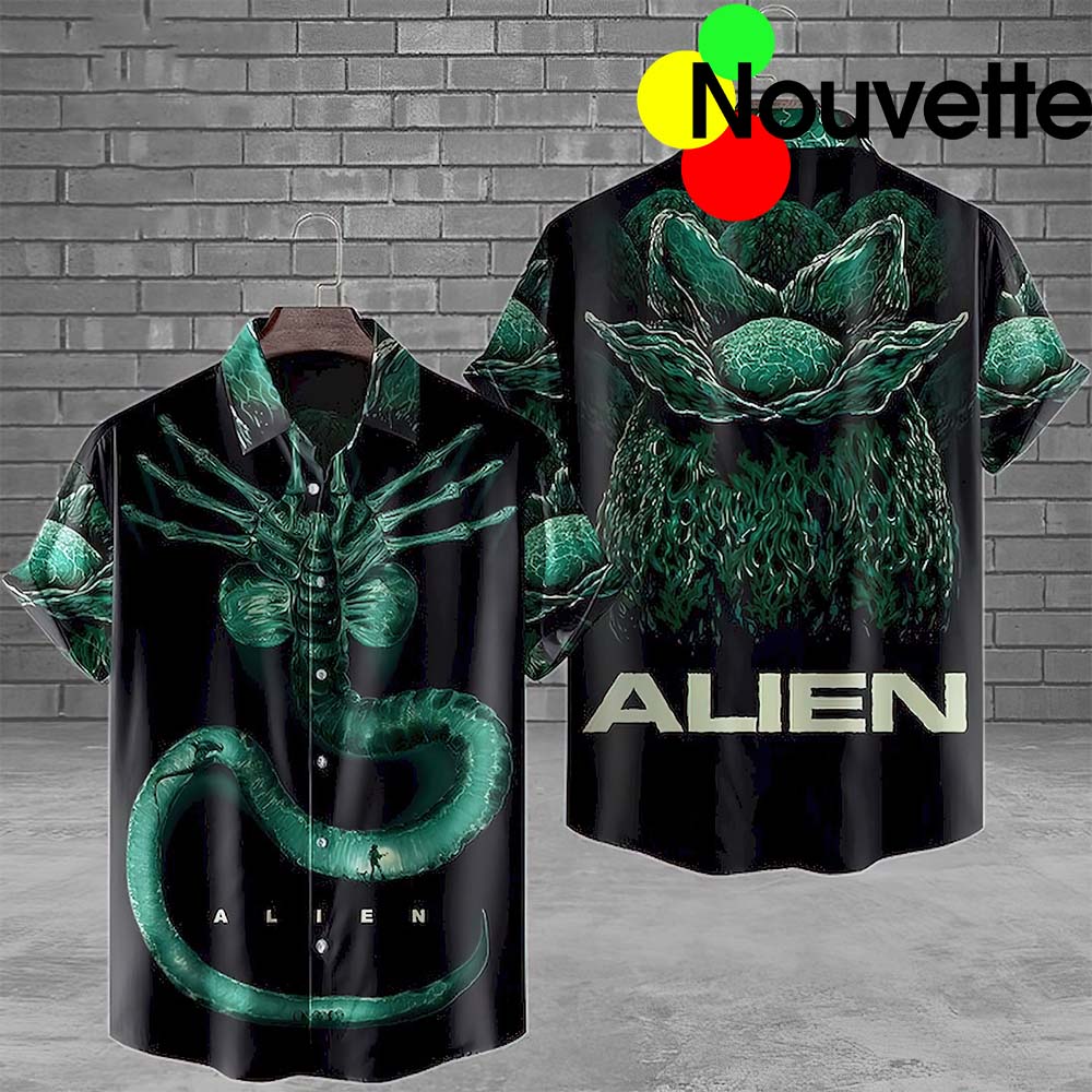Alien Hawaiian Shirt Alien Hawaiian Shirt