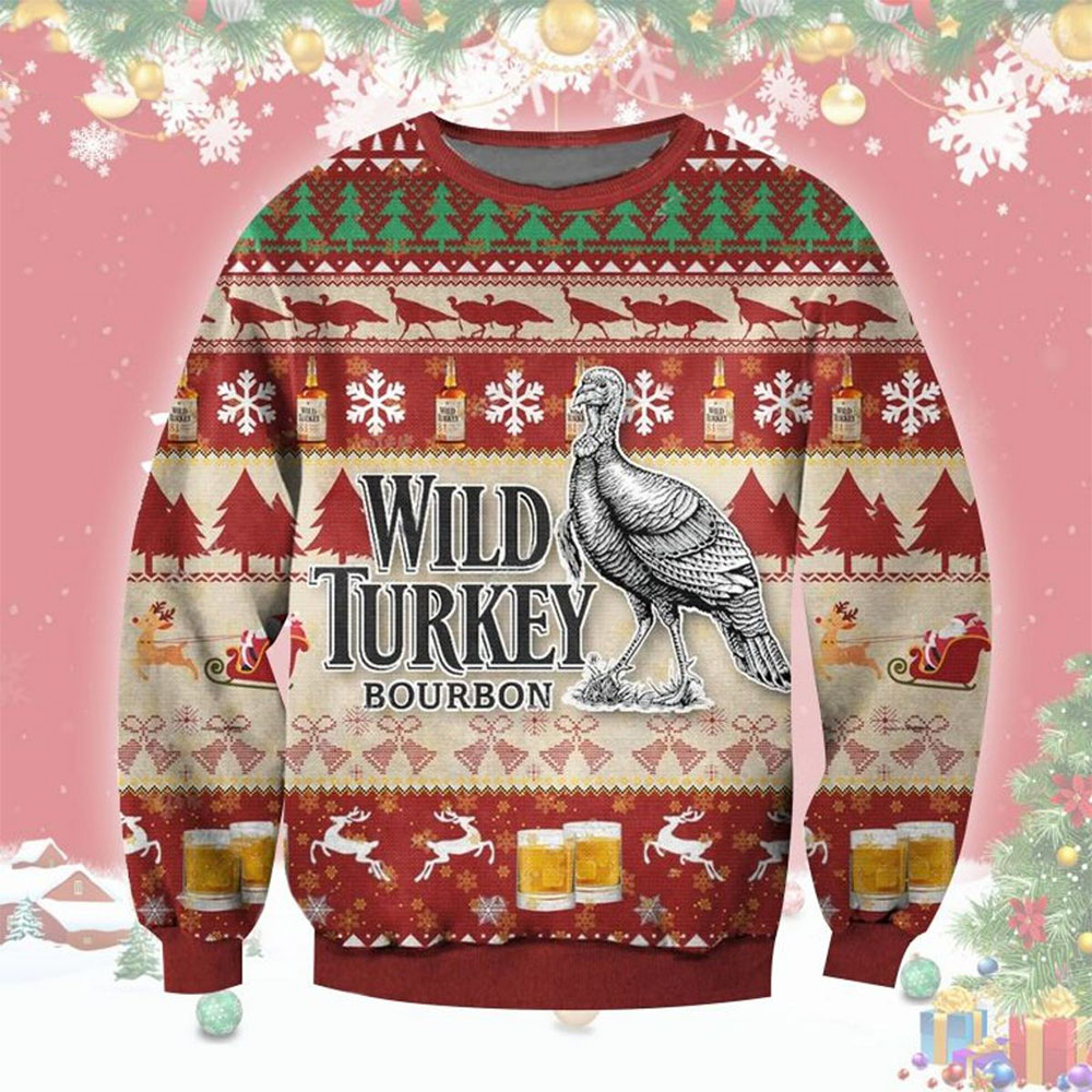 Wild Turkey Bourbon Christmas Sweater Wild Turkey Bourbon Christmas Sweater