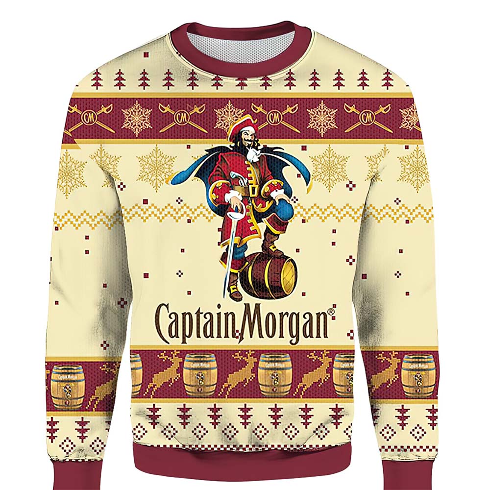 Captain Morgan Ugly Christmas Sweater Captain Morgan Ugly Christmas Sweater