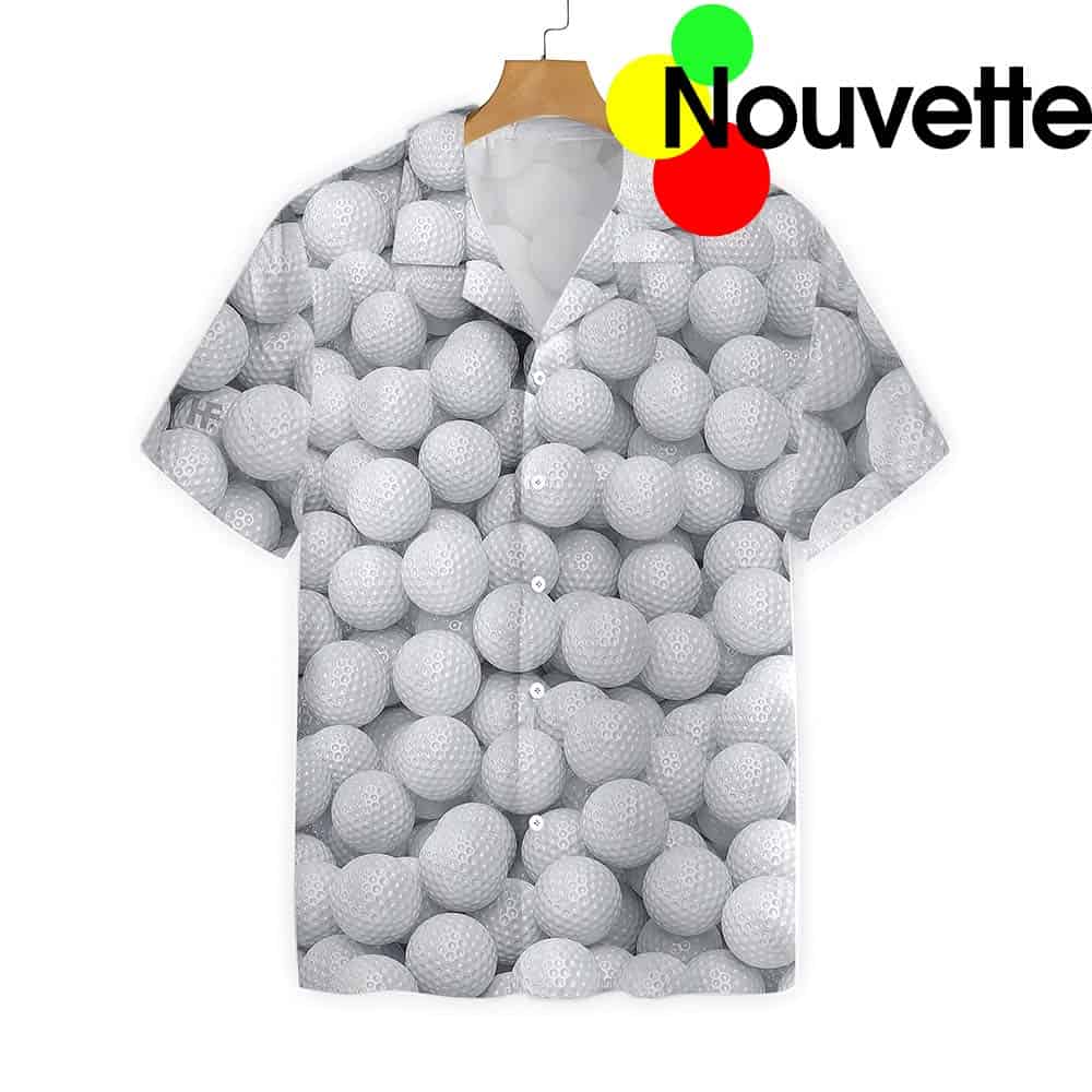 3D Render Golf Balls Hawaiian Shirt 3D Render Golf Balls Hawaiian Shirt