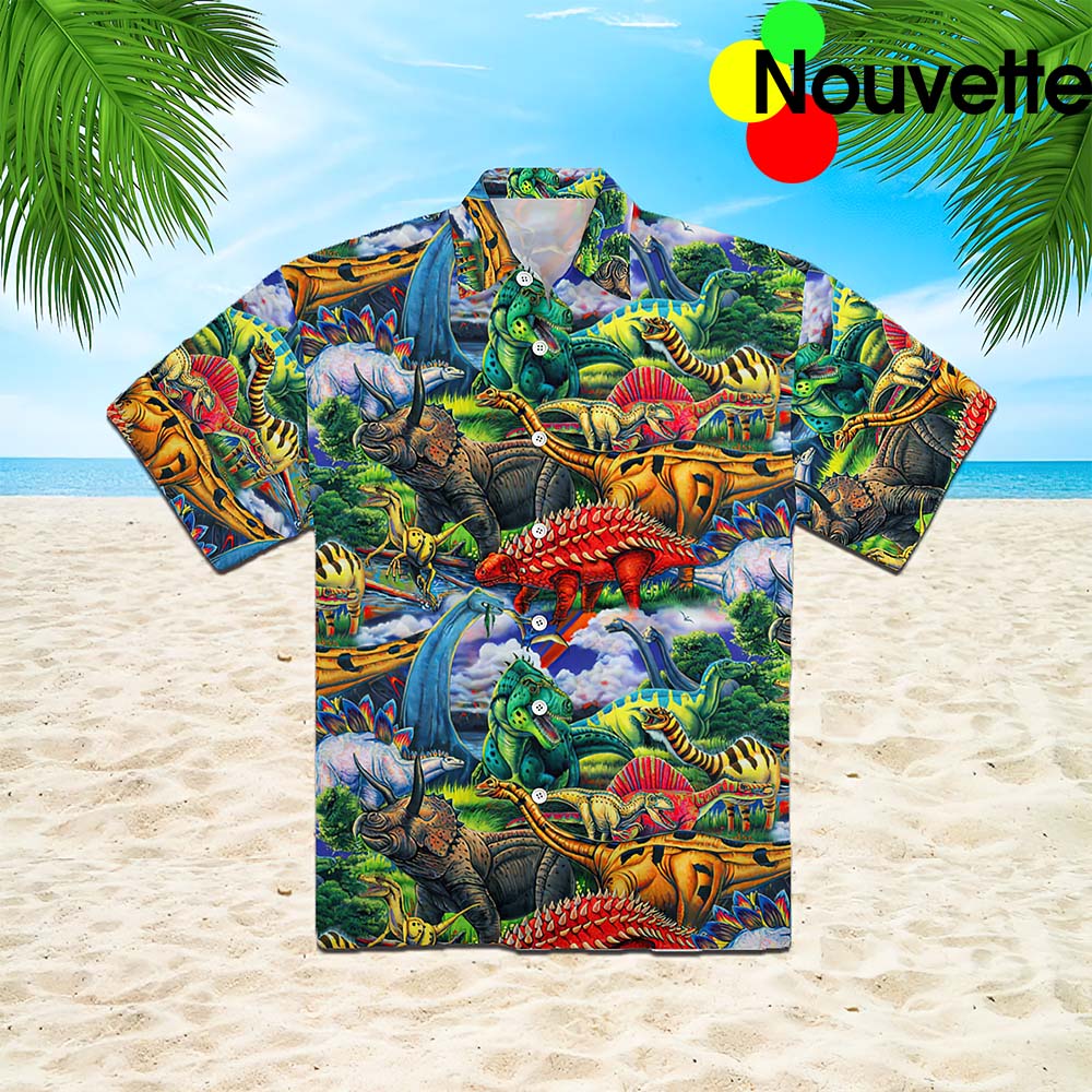 Aloha Dinosaur Hawaiian Shirt Aloha Dinosaur Hawaiian Shirt
