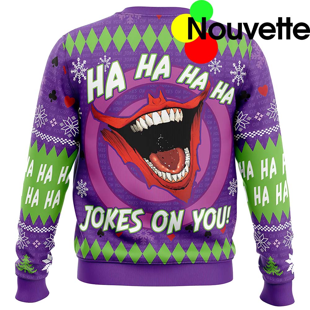 Joker Happy Merry Christmas Sweater Joker Happy Merry Christmas Sweater