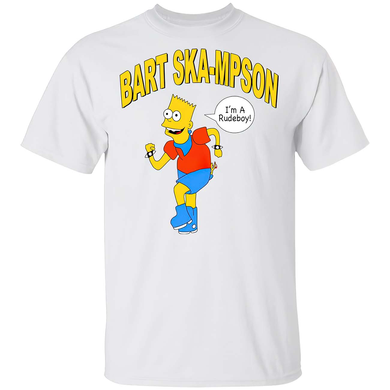 Bart Simpson Bart Ska-Mpson Shirt Bart Simpson Bart Ska-Mpson Shirt