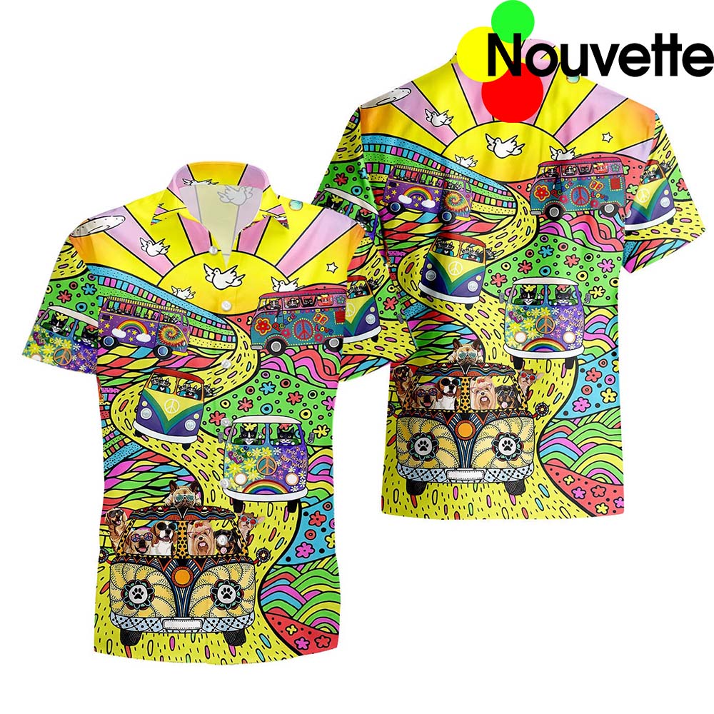 Stay Trippy Little Hippie Hawaiian Shirt Stay Trippy Little Hippie Hawaiian Shirt