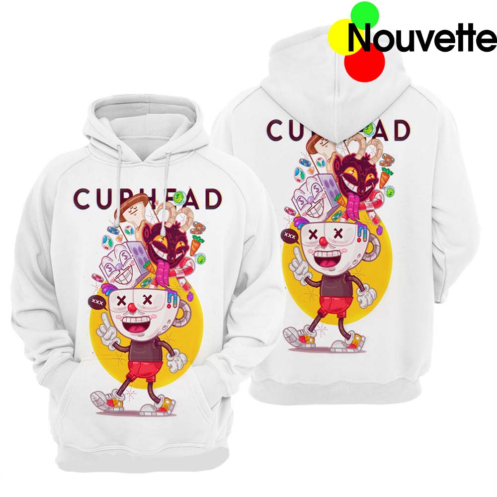 Cuphead 3D Hoodie Cuphead 3D Hoodie