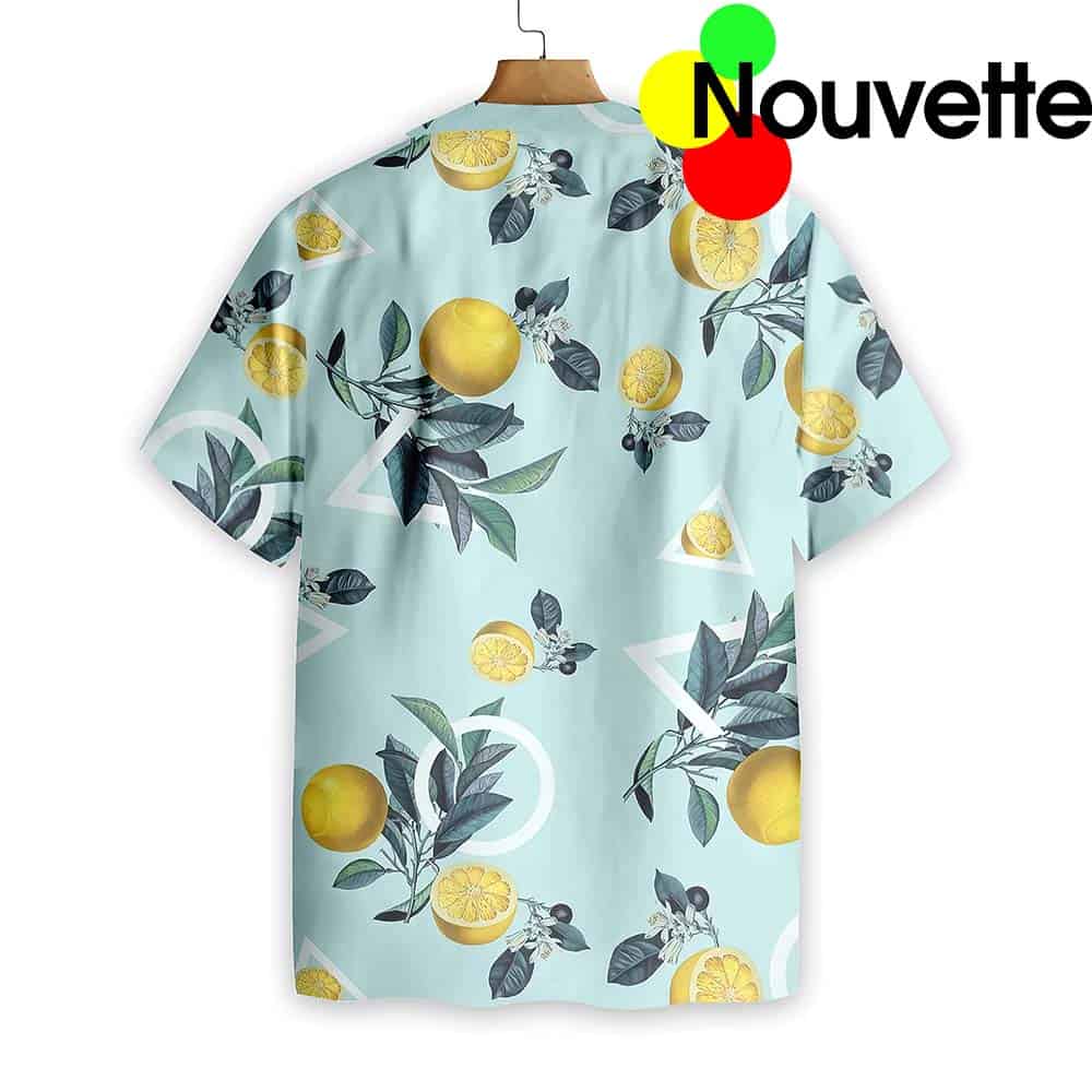 Tropical Lemon Pattern Hawaiian Shirt Tropical Lemon Pattern Hawaiian Shirt