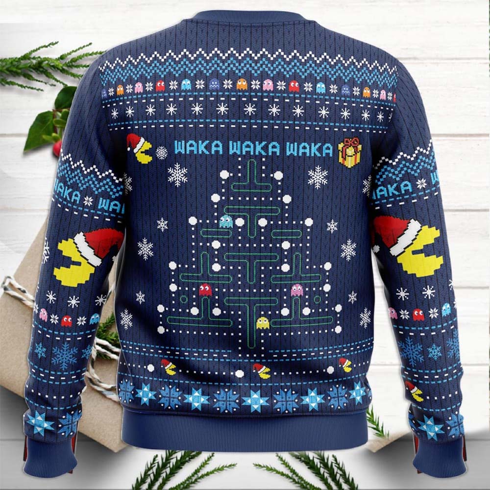 Pac-Man Christmas Tree Sweater Pac-Man Christmas Tree Sweater