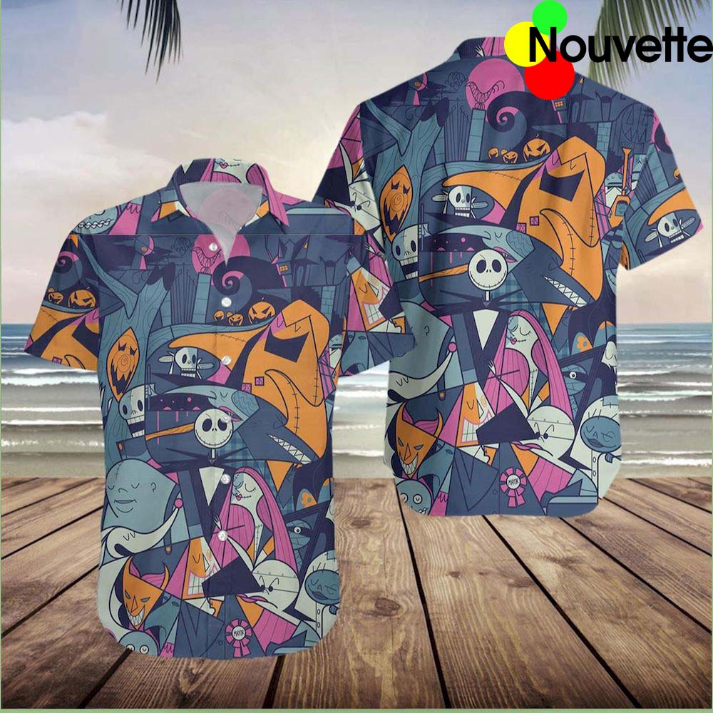 Jack Skellington Nightmare Before Halloween Hawaiian Shirt