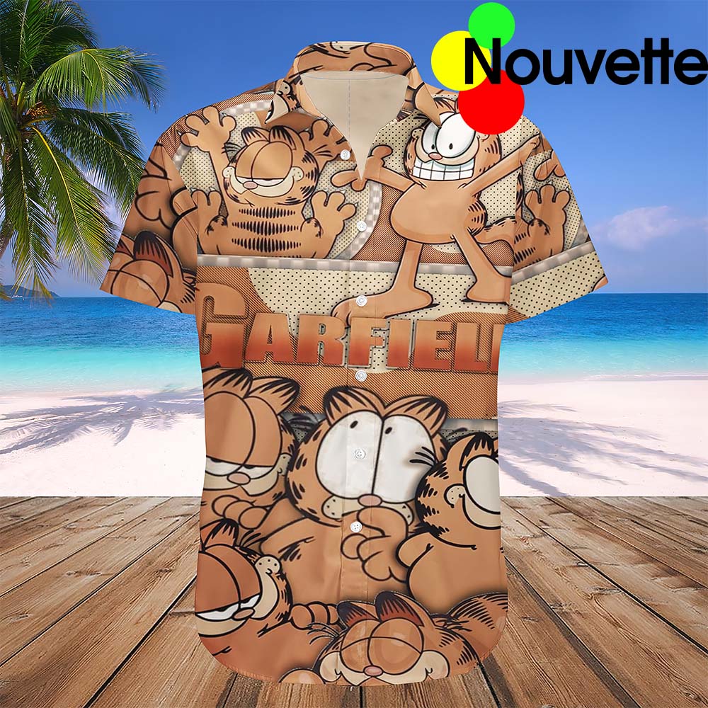 Garfield Gay Hawaiian Shirt