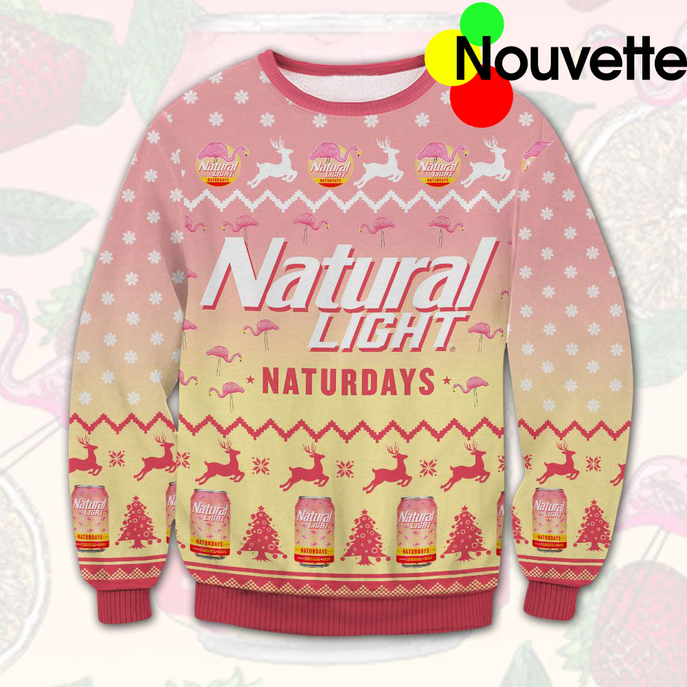 Natural Light Naturdays Ugly Christmas Sweater Natural Light Naturdays Ugly Christmas Sweater