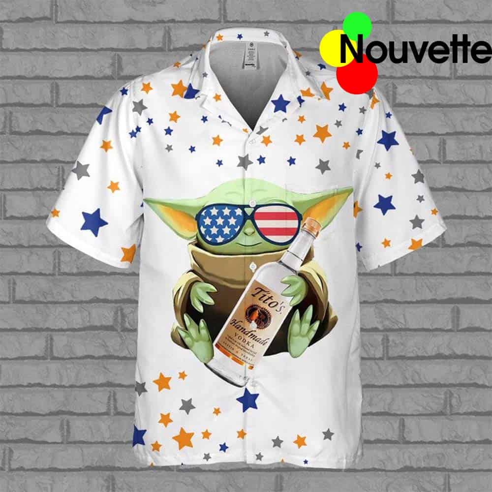 Yoda Drink Tito Vodka Hawaiian Shirt Yoda Drink Tito Vodka Hawaiian Shirt