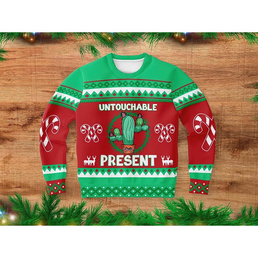Untouchable Present Christmas Sweater Untouchable Present Christmas Sweater