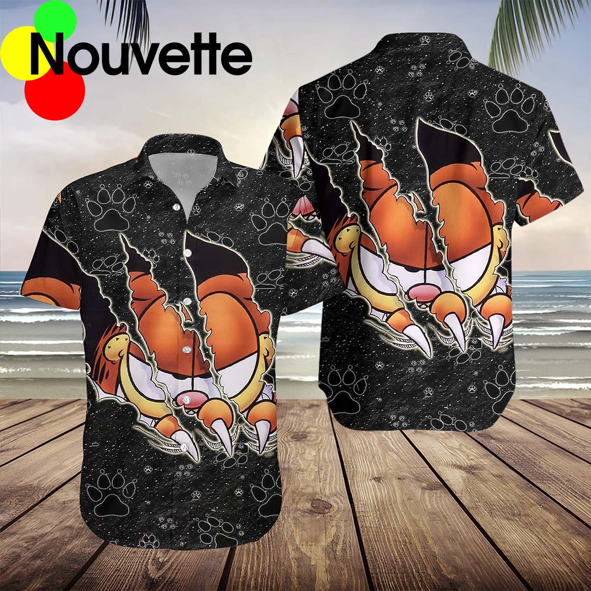 Gay Garfield Hawaiian Shirt Gay Garfield Hawaiian Shirt