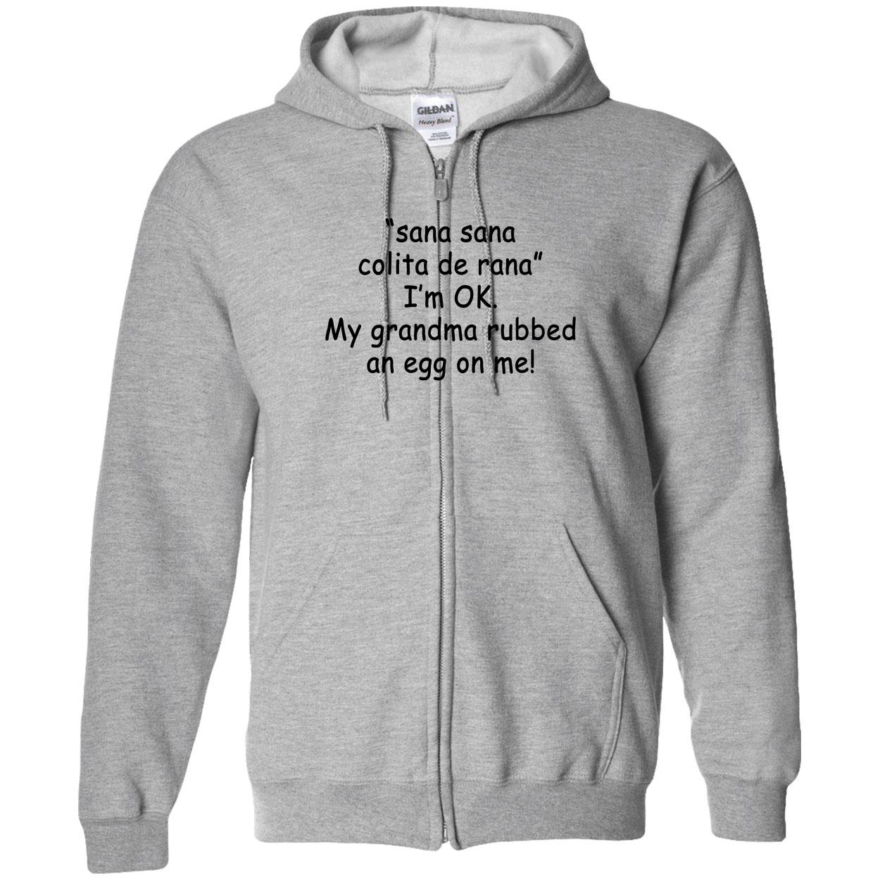 Sana Sana Colita De Rana I’M Ok My Grandma Rubbed An Eff On Me Shirt Sana Sana Colita De Rana I’M Ok My Grandma Rubbed An Eff On Me Shirt