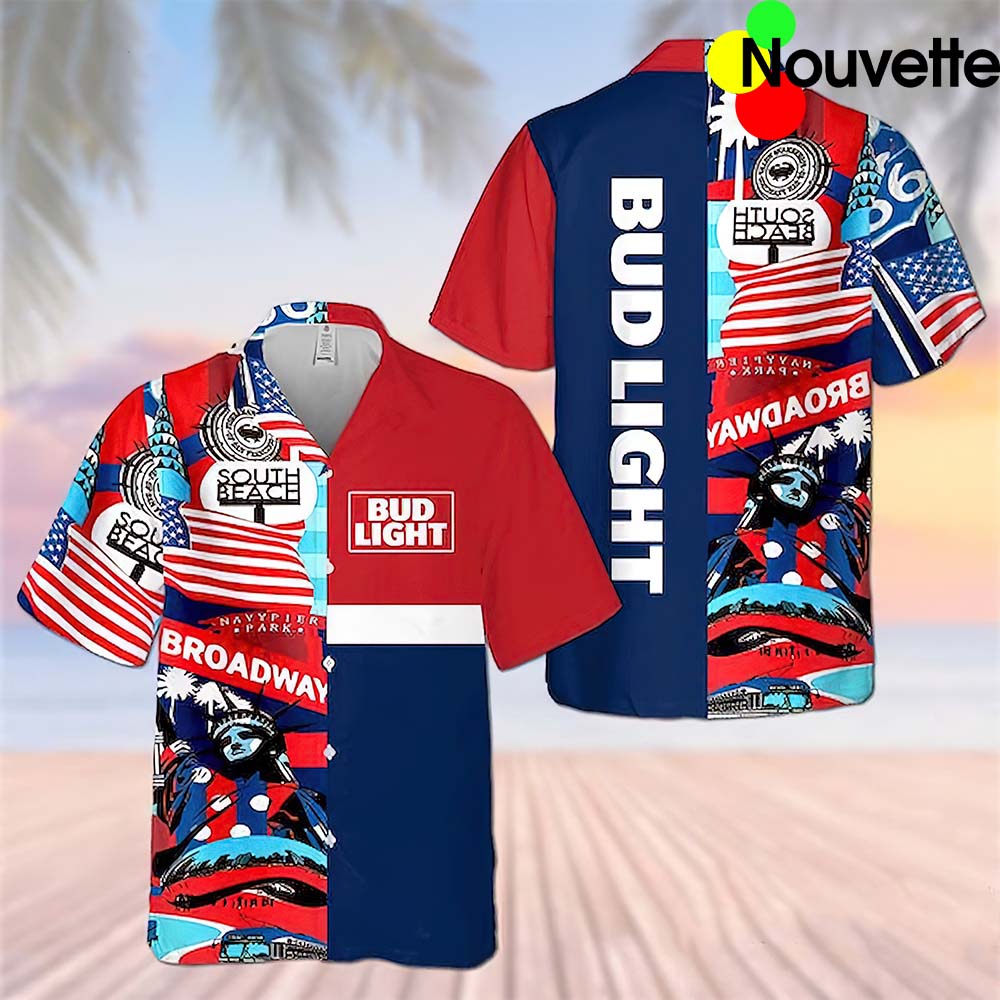 Independence Day Bud Light Hawaii Shirt Independence Day Bud Light Hawaii Shirt