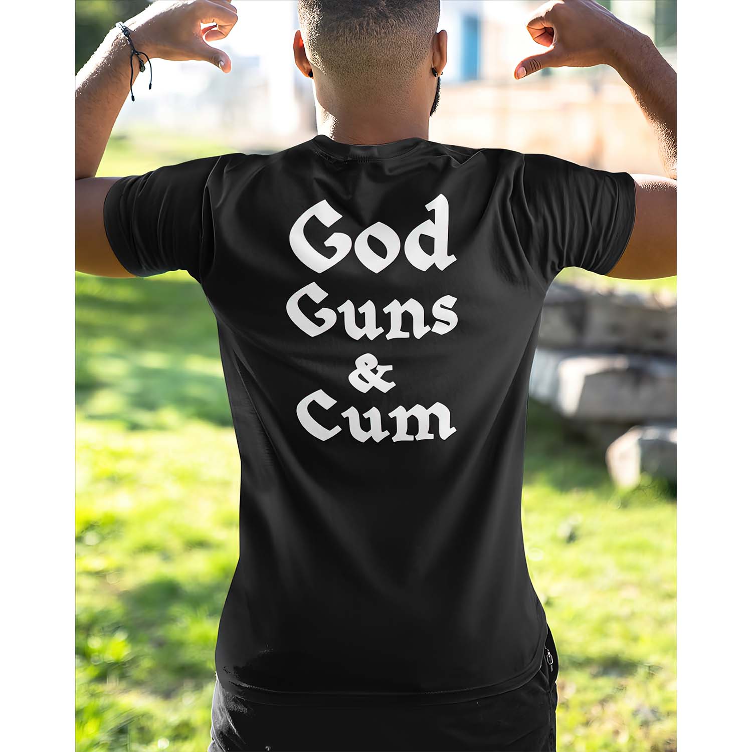 God Guns And C*M Shirt God Guns And C*M Shirt