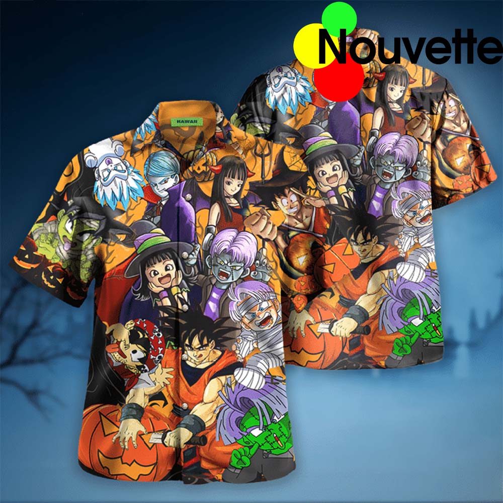 Dragon Ball Halloween Hawaiian Shirt Dragon Ball Halloween Hawaiian Shirt