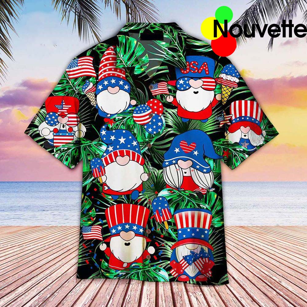 Gnomes 4Th Of July Hawaiian Shirt